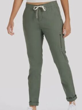 Vuori Olive Ripstop Track Pants